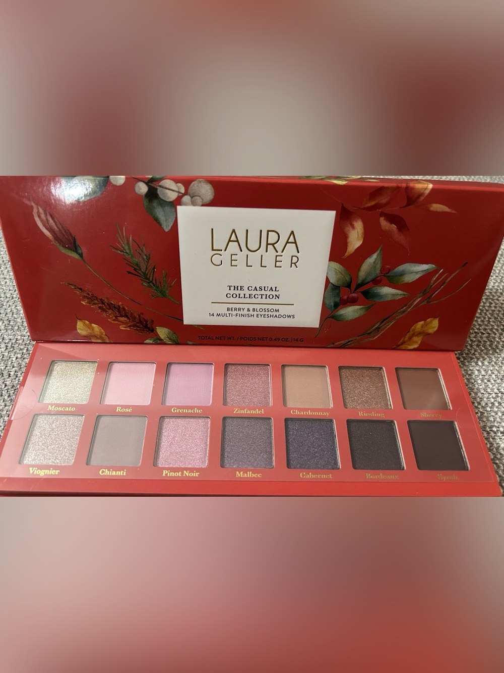 Laura Geller Berry & Blossom Eyeshadow Palette - Pink, Mauve, Plum, Brown Shades